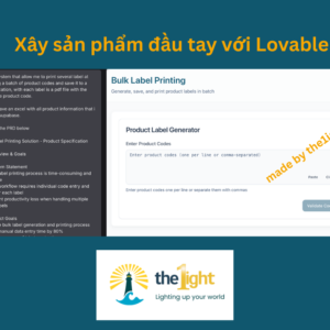 Học làm sản phẩm với Vibe Coding